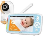 BOIFUN 5 Zoll Babyphone mit Kamera, &Uuml;berwachungskamera mit PTZ, Kamera &Uuml;berwachung
