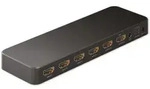HDMI Matrix-Schalter 4 auf 2 (4K @ 60Hz), HDMI Splitter (schwarz) - Schwarz