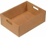 Kesper Allzweckkiste, stapelleiste, Buche, 18510 - Braun
