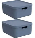 Albula Light 2er-Set Box 20l, Farbe:Horizon Blue - Blau