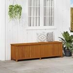 Gartenbox "Pelm" aus Akazien-Massivholz in ge&ouml;lt. Abmessungen (B/H/T)...