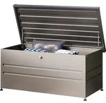 GFP Primeyard Gartenbox 162x84x72 cm Aufbewahrungsbox Auflagenbox Gartentruhe Metall