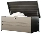 GFP Primeyard Gartenbox 182x84x72 cm Aufbewahrungsbox Auflagenbox Gartentruhe...