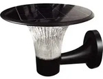 V-TAC Solar LED-Wandleuchte VT-425, 15 W, 6000 K+ 4000 K, schwarz - Schwarz V-TAC Solar LED-Wandleuchte VT-425, 15 W, 6000 K+ 4000 K, schwarz - Schwarz