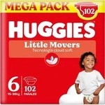 Huggies Little Movers Gr&ouml;&szlig;e 6 Windeln 102 Einheiten Durchsichtig Durchsichtig One