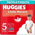 Huggies Huggies&reg; Little Movers Babywindeln, Gr&ouml;&szlig;e 5 (11 bis 25 kg), 126...