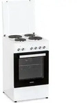 Standherd Kochfeld Elektro 50 cm Backofen freistehend Weiß Respekta Standherd Kochfeld Elektro 50 cm Backofen freistehend Weiß Respekta