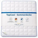 PROCAVE TopCool Sommerbettdecke 135x200 atmungsaktiv gegen Schwitzen - federleichte,