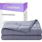 Gewichtsdecke f&uuml;r Erwachsene aus 100% Baumwolle, Edition"Grau" - 6 KG / 135x200cm -