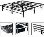 Letto 140x200 cm - Schwarz