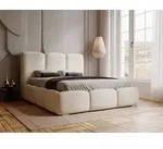 GRAINGOLD Exklusive Polsterbett 200x200 cm Bubble - Designerbett mit Velour Stoff,