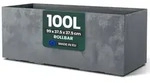 XL Pflanzkasten &bdquo;Millennium&ldquo; 99x37,5x37,5 cm - 100L Volumen - Grau -...