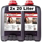 2x Petroleum 20 L Kanister zum Heizen f&uuml;r Petroleum-Ofen Heizofen