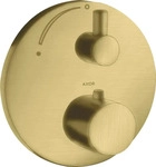HansGrohe 38700950, HansGrohe Thermostat AXOR UNO&sup2; UP mit Abstellventil brushed
