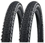 Schwalbe Reifen Rapid Rob HS425 26x2.25" 57-559 wei&szlig;eStreifen-LS KG SBC - Schwarz