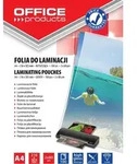 OFFICE PRODUCTS Laminierfolie A4 2 x 80 &mu;m gl&auml;nzend 100 St&uuml;ck transparent -