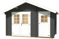 Weka Gartenhaus Vaduz 253, 28mm Wandst&auml;rke, 2-Raum Haus - B x T x H - 420.00 x