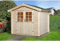 Weka Gartenhaus Vaduz 209, 28 mm Wandst&auml;rke mit Doppelt&uuml;r - B x T x H - 288.00 x