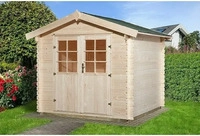Weka Gartenhaus Vaduz 209, 28 mm Wandst&auml;rke mit Doppelt&uuml;r - B x T x H - 288.00 x