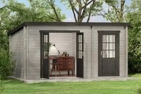 Luxhut L1.1.00019.1, Luxhut Alpholz Gartenhaus Maria aus Holz in Pinie