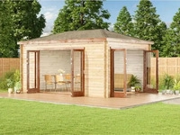 Luxhut L1.1.00353.0, Luxhut Alpholz Gartenhaus Sunrise ISO aus Holz Holzhaus