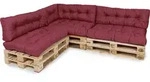 TexDeko Garden Palettenkissen 120x80x18cm wasserabweisend gesteppt Sitzauflage...