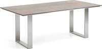 Niehoff - HPL-Gartentisch Noah - Aluminium 180 x 95 cm HPL Granit Profilkufe