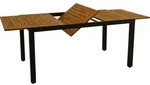 DEGAMO Gartentisch Ausziehtisch Esstisch MILOS 150/200x90cm, Aluminium...
