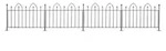 Floraworld Zaunmatte Nachbildung Oxford 132 x 84,5 cm anthrazit - Grau