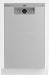 beko 7686201635, Beko BDUS26040XQ, Halb integriert, Single (45 cm breit), Edelstahl,