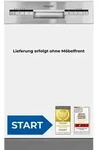 Exquisit START Einbaugeschirrsp&uuml;ler 45 cm, Teilintegriert, 9 Ma&szlig;gedecke, 9 Liter,