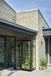 Anlehngew&auml;chshaus Halls Qube Lean-To 24 Sicherheitsglas 3 mm 65 x 127 cm schwarz