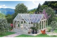 Gew&auml;chshaus Palmako Emilia 19,1 m&sup2; Sicherheitsglas 4 mm inkl. Automatischer