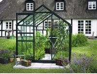 Gew&auml;chshaus Halls Popular 106 Sicherheitsglas 3 mm 193 x 319 cm gr&uuml;n