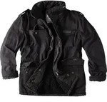 Surplus M65 Paratrooper Winterjacke schwarz, S - Schwarz - S