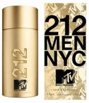 Carolina Herrera 212 Nyc Men Mtv Limited Edition Eau De Toilette 100ml