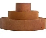 Pflanzpyramide Hochbeet Pflanzring Kr&auml;uterspirale Edelrost Rost &Oslash; 40/80/120 cm -