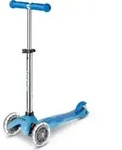 Micro Kinderroller Glow LED Arctic Blue - Mini Micro Scooter mit leuchtenden R&auml;dern