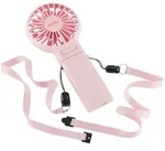 Unold 86644 Handventilator Breezy Fold Pink Rosa, 3 Geschwindigkeitsstufen, zum