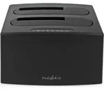 Nedis Festplatten-Dockingstation - USB 3.2 Gen1 - USB Type-A - 2 Festplatten - 2.5 /