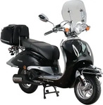 Alpha Motors 573100001, Alpha Motors Mofaroller Firenze 50 ccm 25 kmh EURO 5 schwarz