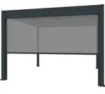 Sonnenrollo anthrazit stufenlos verstellbar f&uuml;r Weide Pergolenᅠ3.0 Meter -...