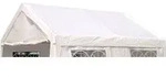 DEGAMO Ersatzdach Zeltdach Dachplane f&uuml;r Profizelt Zelt 3x4 Meter, PVC weiss