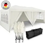 Kronenburg Faltpavillon 3x6m - Wasserfest, UV-Schutz 50+, 6 Seitenteile,...