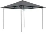 Ersatzdach f&uuml;r Garten Pavillon 3x3m Grau RAL 7012 Pavillondach Ersatzbezug - Grau