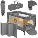 LIONELO Stefi Plus 2-in-1 Reisebett und Laufstall bis 15 kg, Babybett,