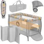 LIONELO Stefi Plus 2-in-1 Reisebett und Laufstall bis 15 kg, Babybett,