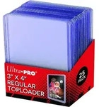 25 Ultra Pro Toploader, Kunststoff - Ultra Clear - Regular - Top Loader - 3" x 4" -