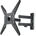 Hama 00220824, 81,3 cm (32"), 165,1 cm (65"), 25 kg, 400 x 400 mm, 5 - 12&deg;, Schwarz
