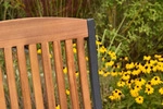 Merxx Gartenm&ouml;bel Set Athos 5tlg., 4 Klappseesl, Ausziehtisch 150 (200) x 90 cm -